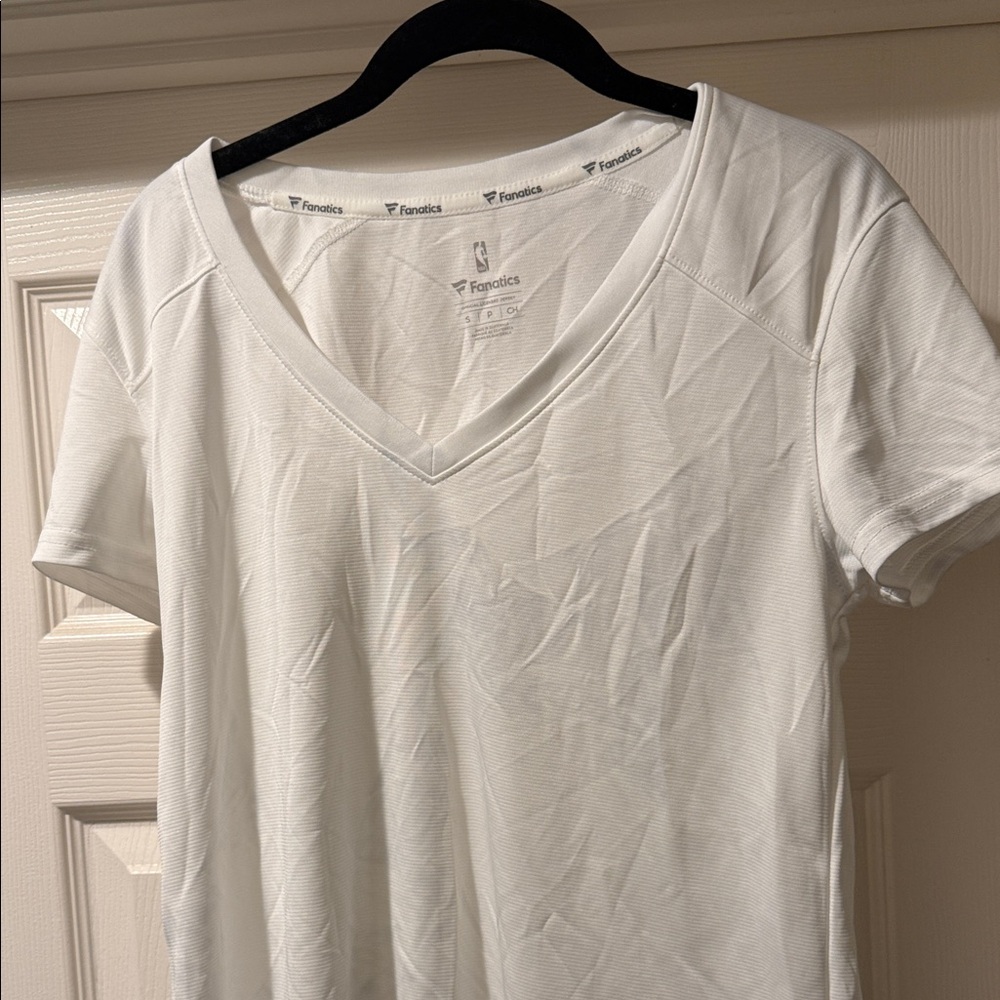 Fanatics Women's Classic White V-Neck Tee